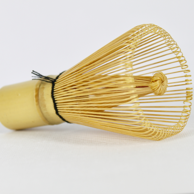 Matcha Tea Whisk Wabi Matcha Green Tea Whisk Chasen Side Profile View