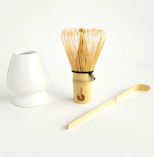 Bamboo Whisk and Scoop Set