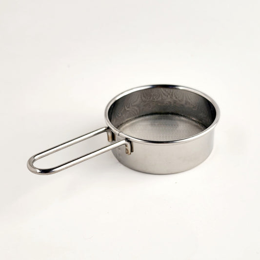 High Sided Matcha Sieve on a white background 