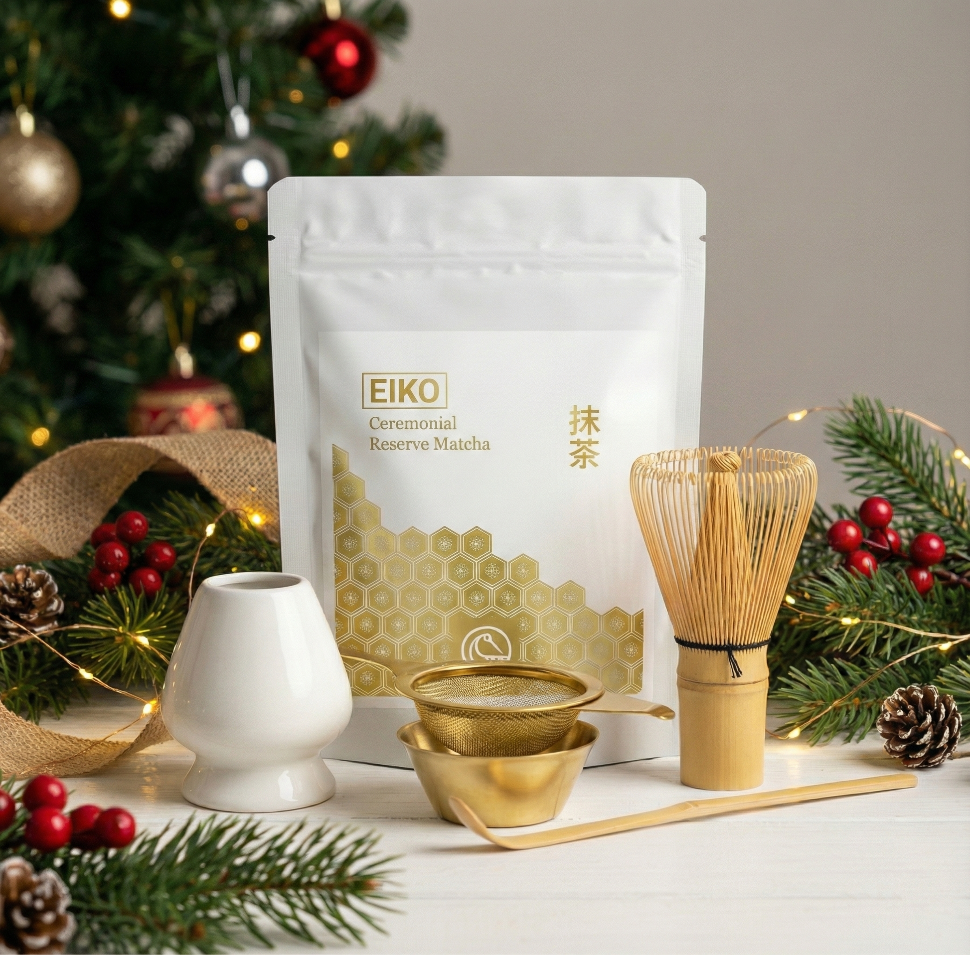 Wabi Matcha - Golden Christmas Set