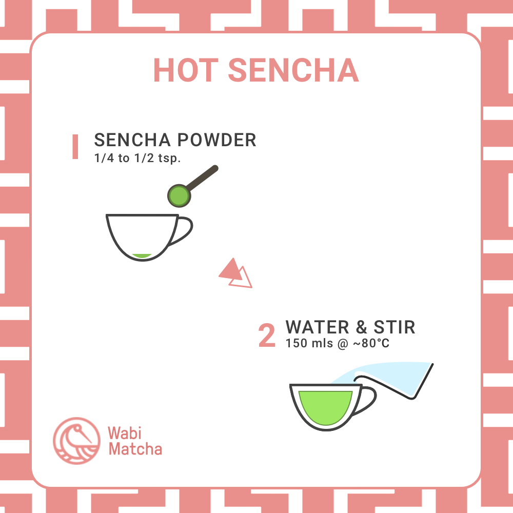 How to make a Hot Sencha by Wabi Matcha